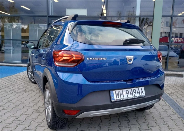 Dacia Sandero Stepway cena 66900 przebieg: 11773, rok produkcji 2022 z Złoty Stok małe 79